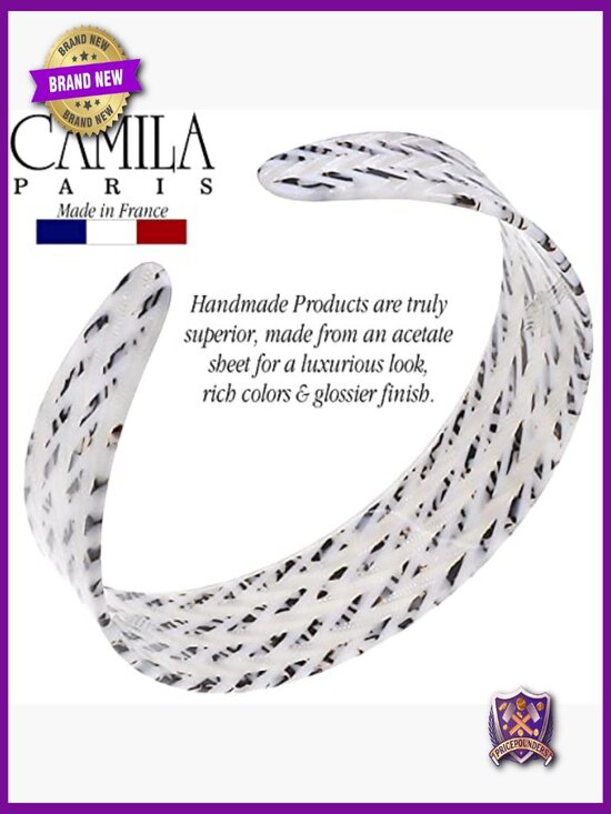Handmade French Headband Strong Grip No Slip Durable Flexible Hair Band